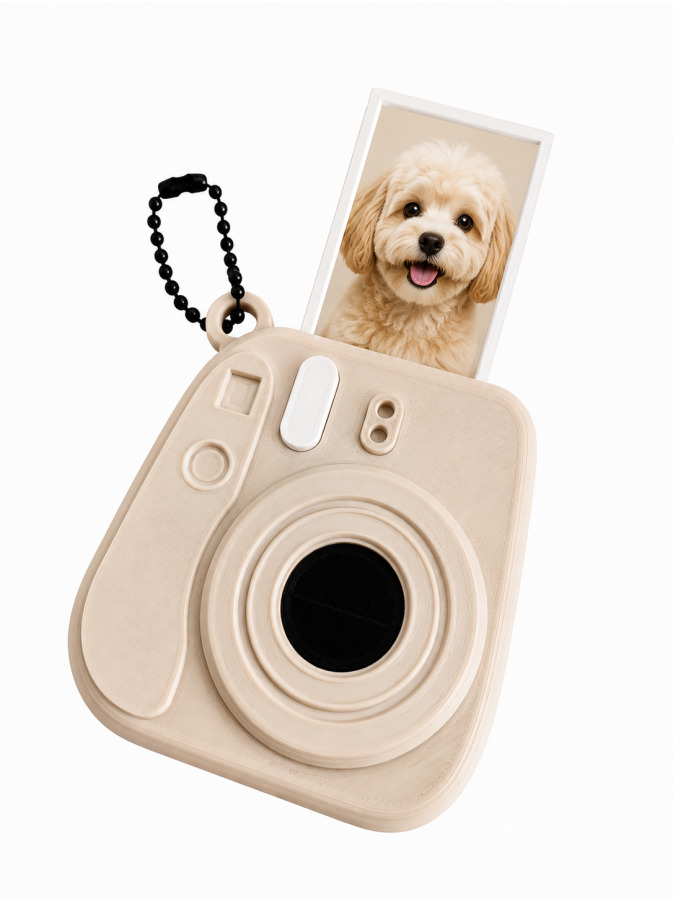 Polaroid Photo Keychain